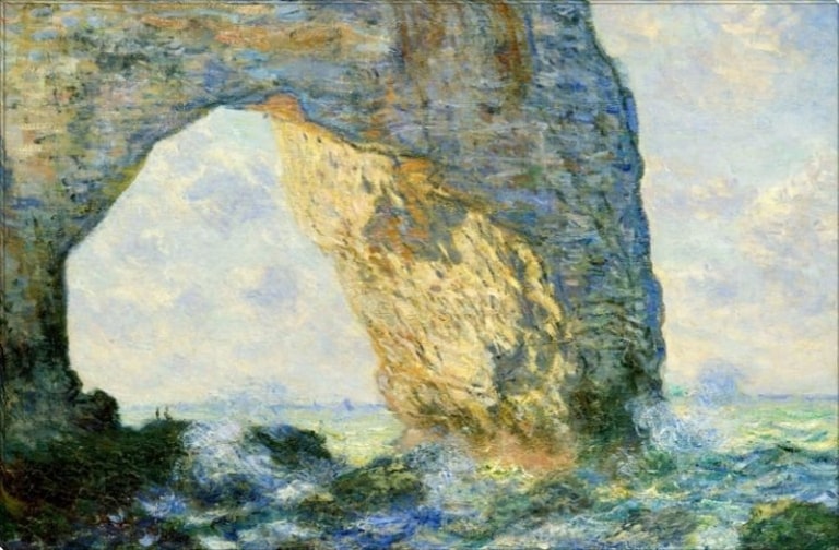 Arch to the West From Etretat