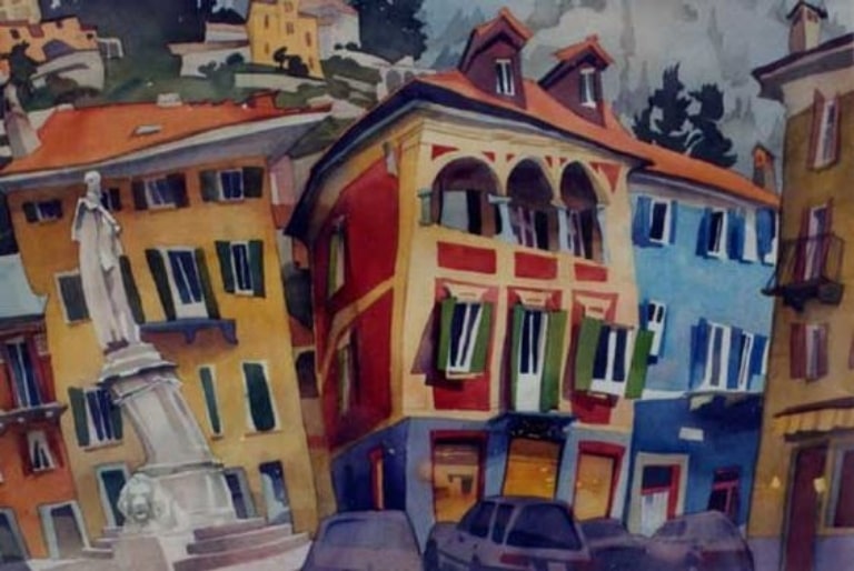 Rudolf Stussi’s city paintings