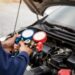 how often should you re gas your cars air conditioning system